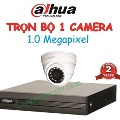 TRỌN BỘ CAMERA HAC-HDW1000MP-S3 1.0 MEGAPIXEL